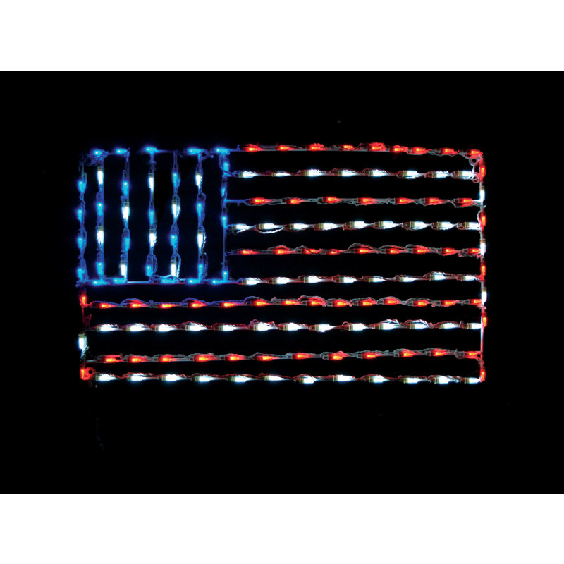 Brite Ideas American Flag LED Light Wayfair